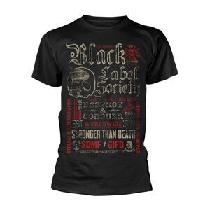 Black Label Society Unisex Adult Destroy & Conquer T-Shirt / Black